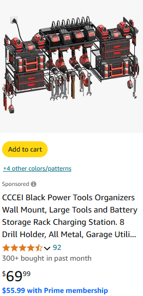 power tool organizer 