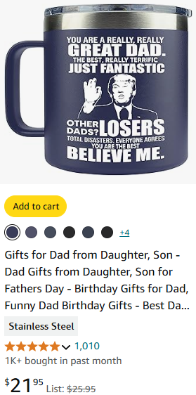 trump dad mug